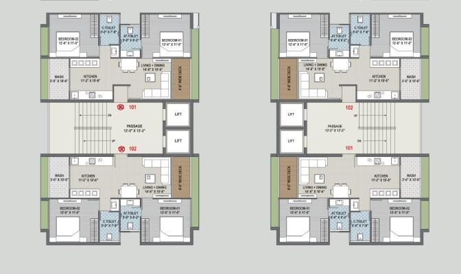 2 BHK Flat for sale in Avadh Onica ・ Dumas - Photo 1