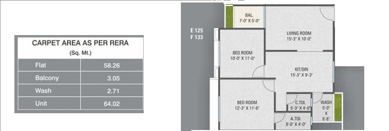 2 BHK Flat for sale in Swagat Clifton 3.4 (5) ・ Bhimrad - Photo 1